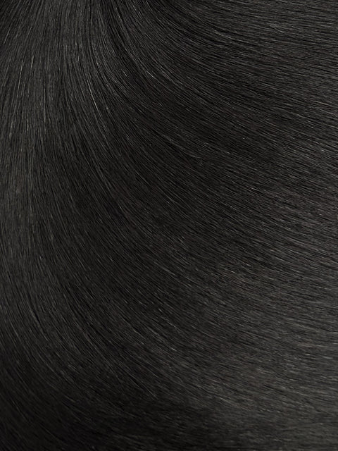 Jet Black Seamless Clip-In (160g)