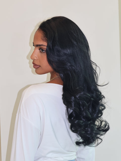 Jet Black Seamless Clip-In (160g)